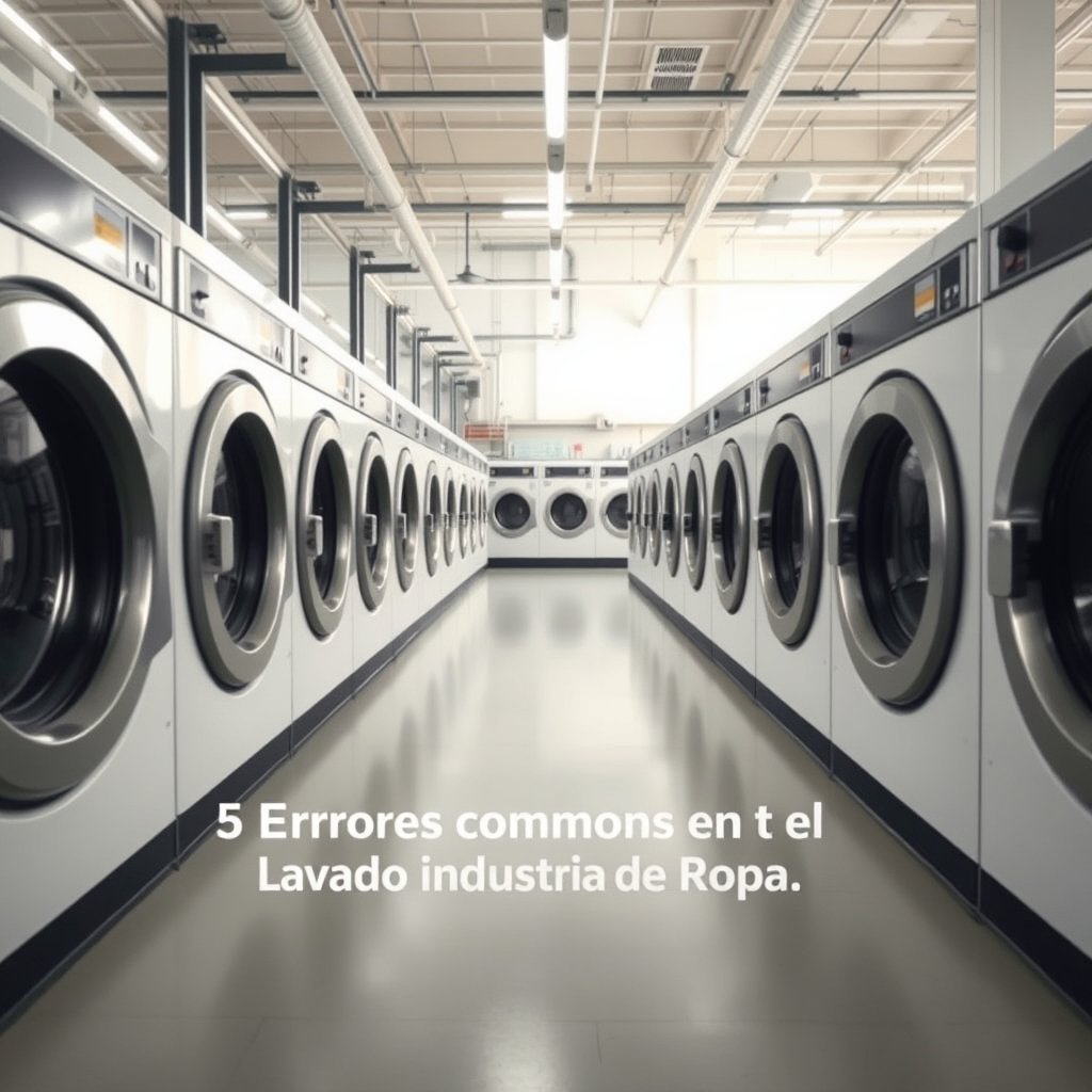 5 Errores Comunes en el Lavado Industrial de Ropa